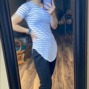 Striped short sleeve